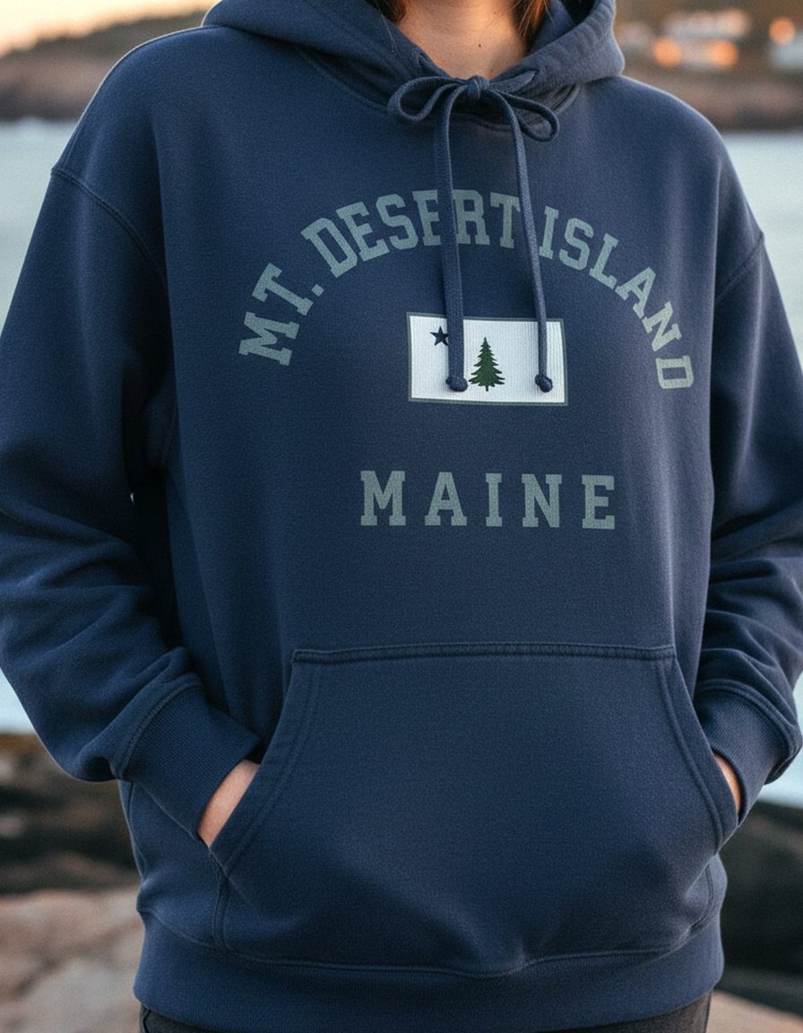 Mount Desert Island Hoodie Lifestyle Female