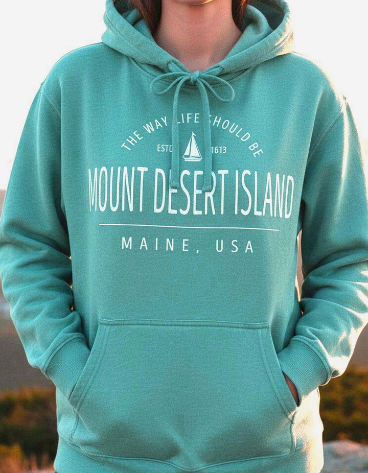 Mount Desert Island Hoodie Lifestyle Female
