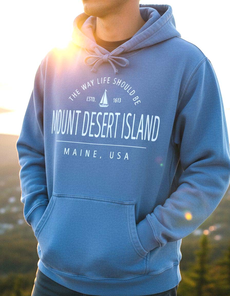 Mount Desert Island Hoodie Lifestyle Male