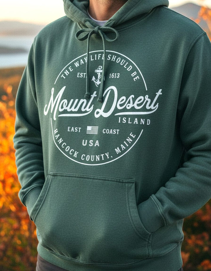 Mount Desert Island Hoodie Lifestyle Male