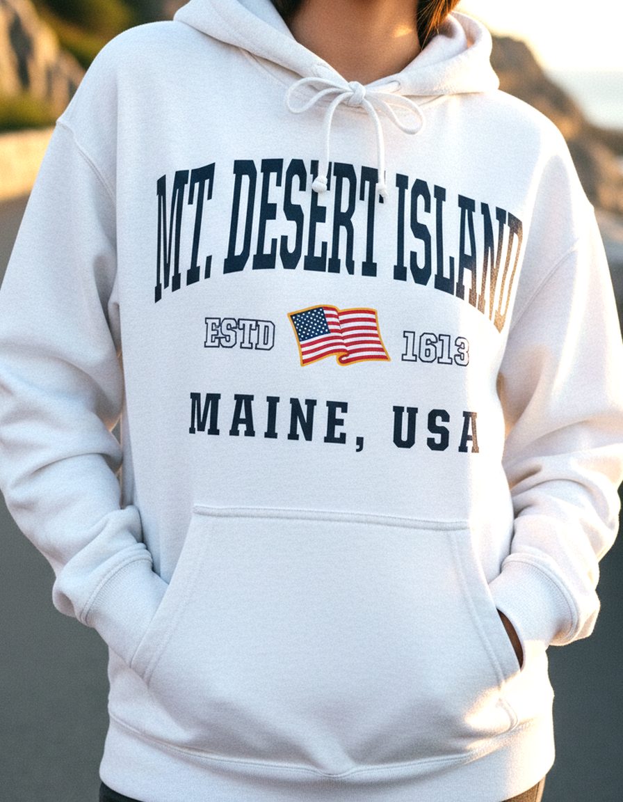 Mount Desert Island Hoodie Lifestyle Female