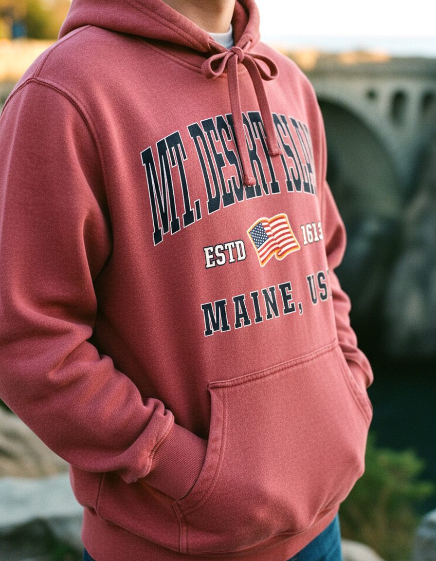 Mount Desert Island Hoodie Lifestyle Male