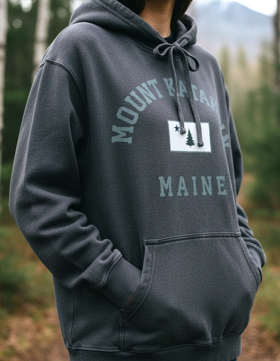 Mount Katahdin Hoodie Lifestyle Female