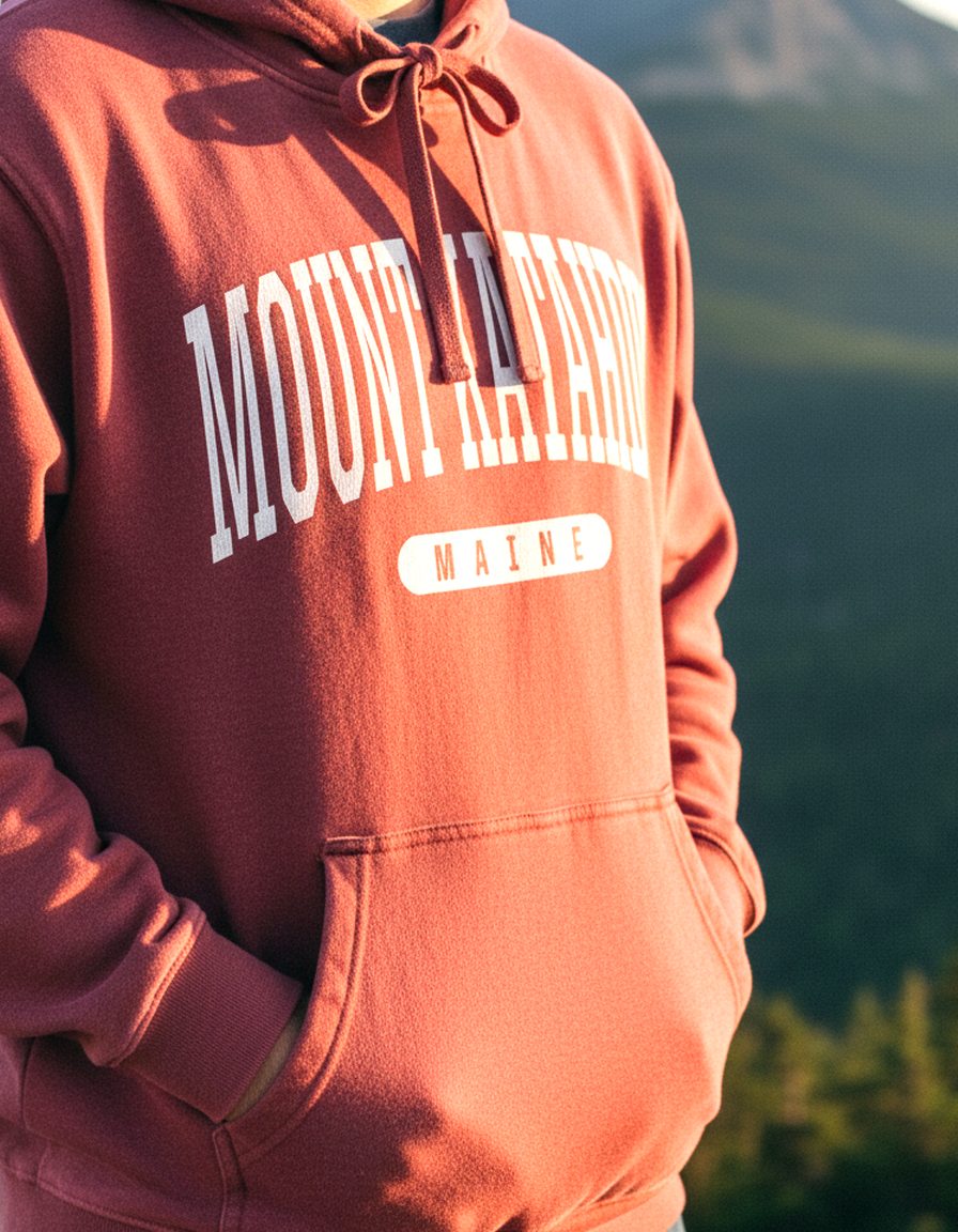 Mount Katahdin Hoodie Lifestyle Male