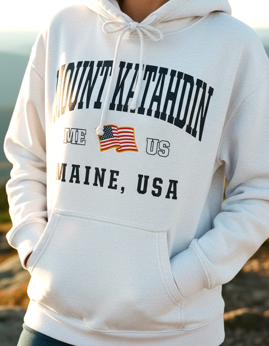 Mount Katahdin Hoodie Lifestyle Female