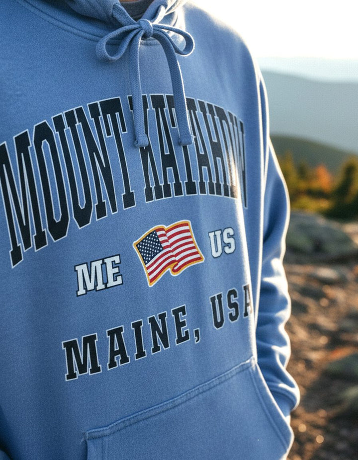 Mount Katahdin Hoodie Lifestyle Male