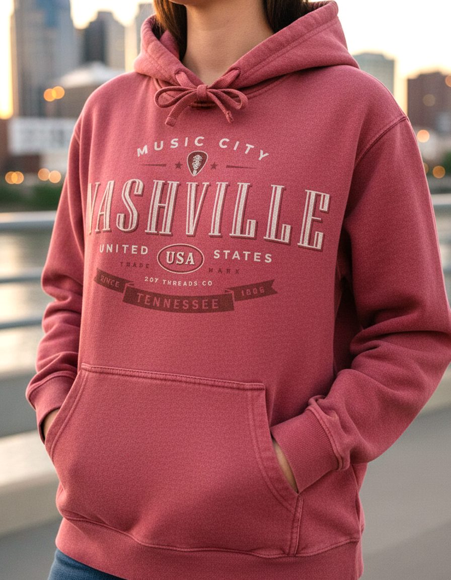 Nashville Hoodie Lifestyle Female