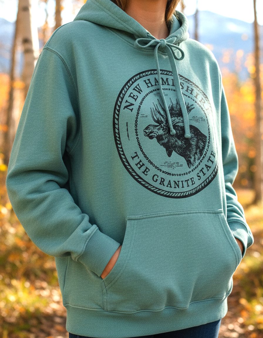 New Hampshire Hoodie Lifestyle Female