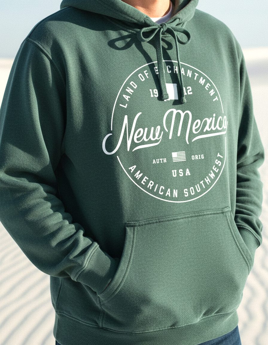 New Mexico Hoodie Lifestyle Male
