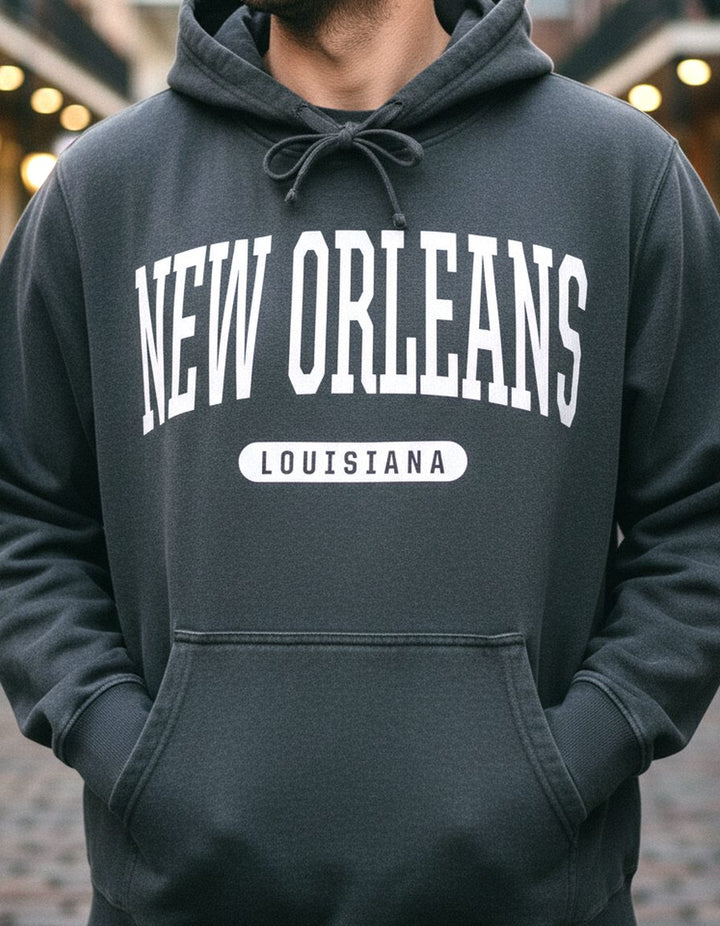 New Orleans Hoodie Lifestyle Male