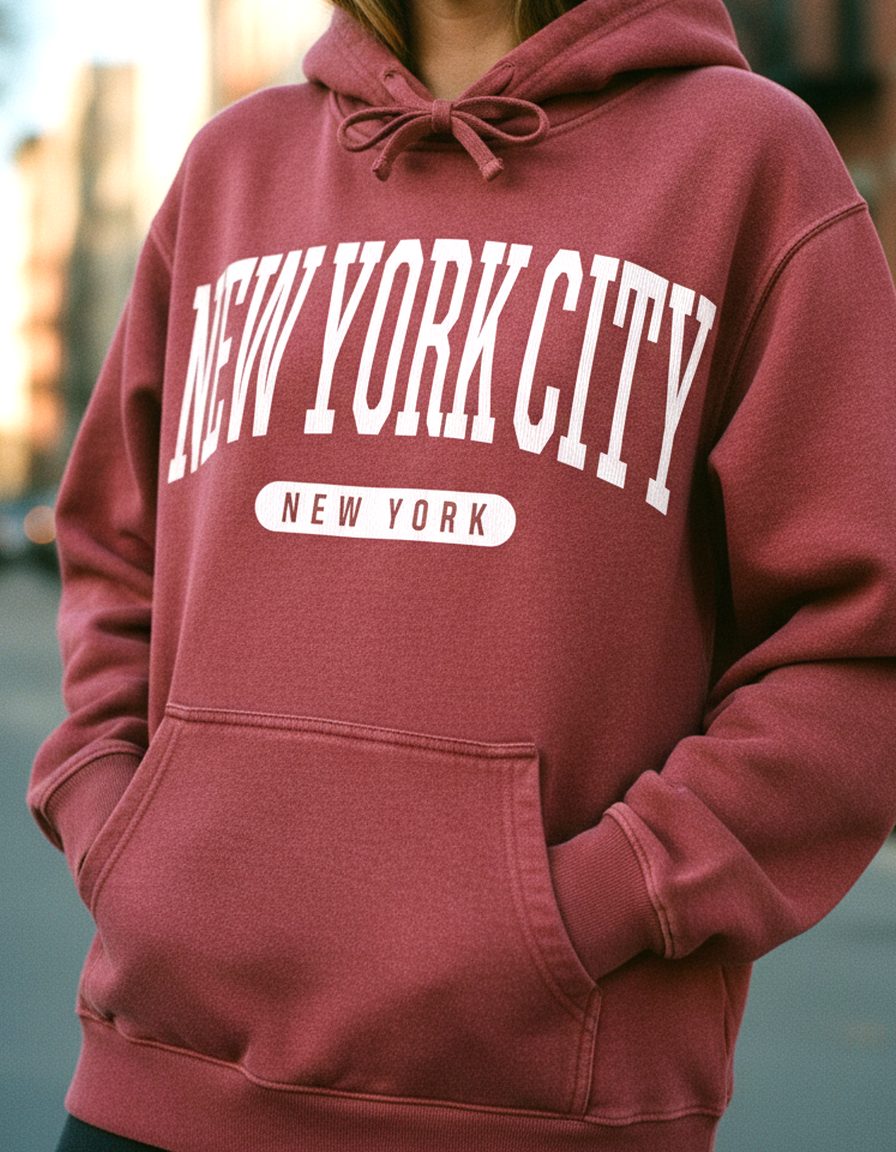 New York City Hoodie Lifestyle Female
