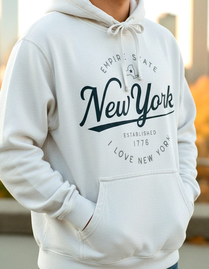 New York Hoodie Lifestyle Male
