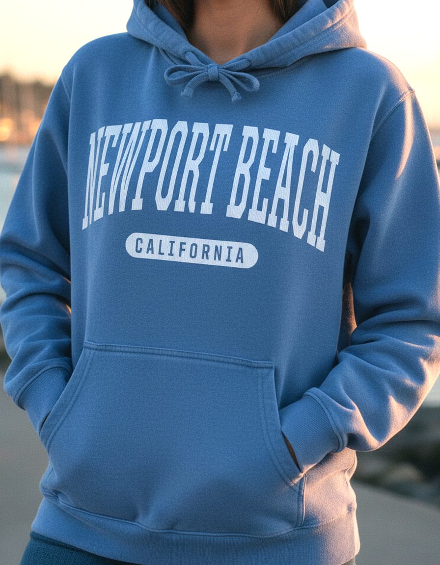 Newport Beach Hoodie Lifestyle Female