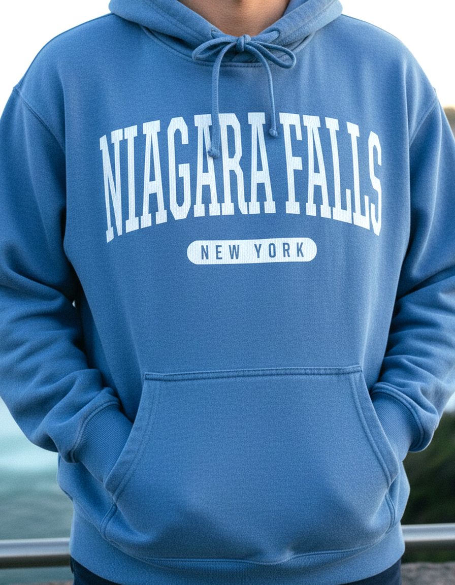 Niagara Falls Hoodie Lifestyle Male