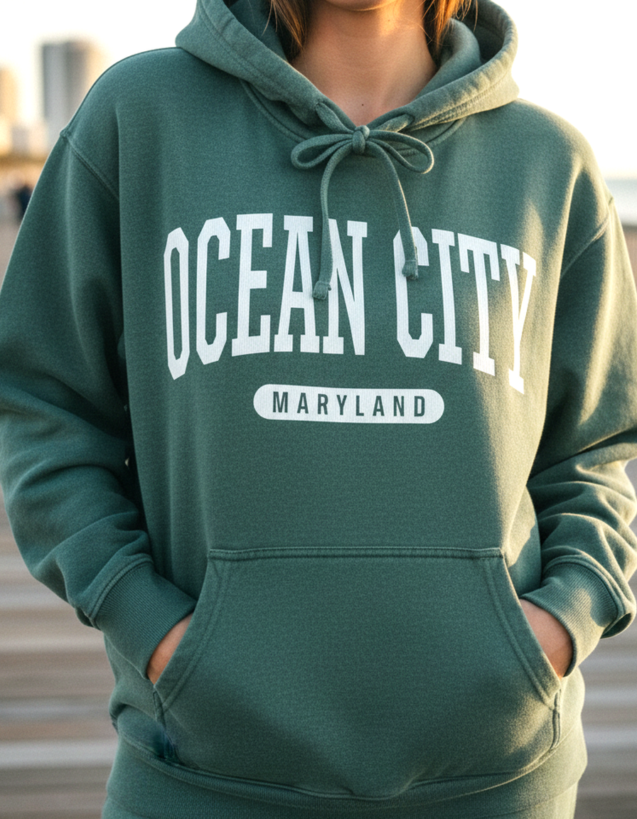Ocean City Maryland Hoodie Lifestyle