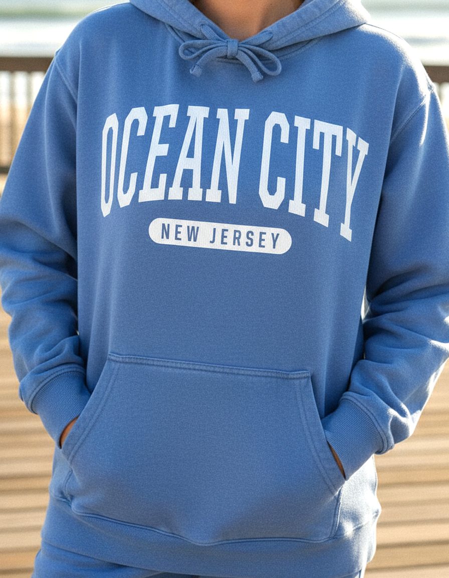 Ocean City New Jersey Hoodie Lifestyle Female