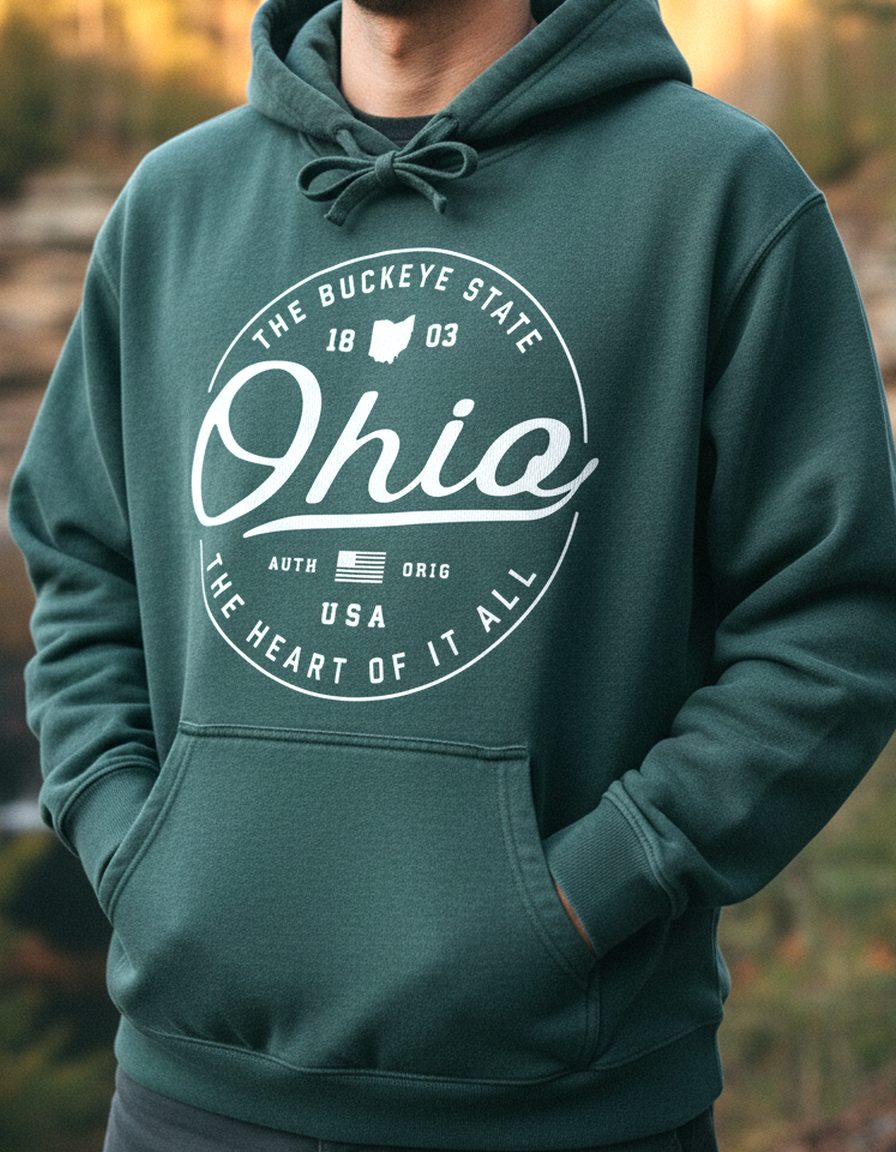 Ohio Hoodie Lifestyle Male