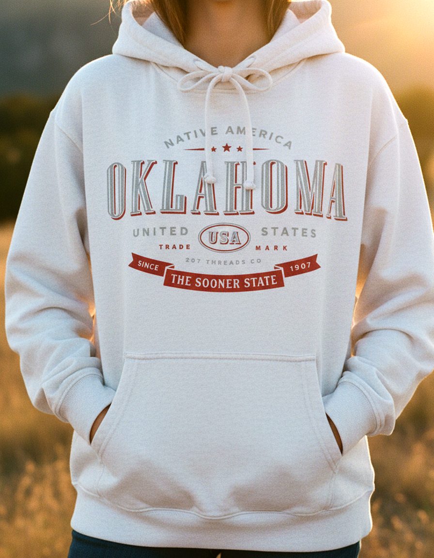 Oklahoma Hoodie Lifestyle Female