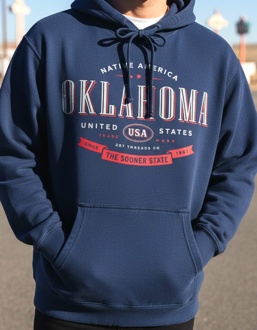 Oklahoma Hoodie Lifestyle Male