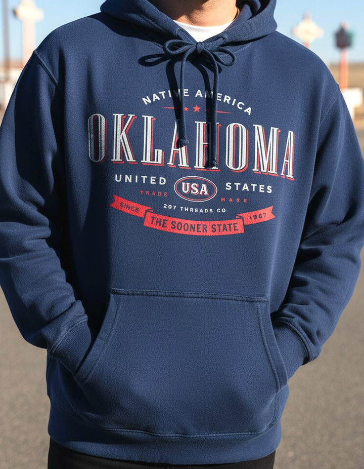 Oklahoma Hoodie Lifestyle Male