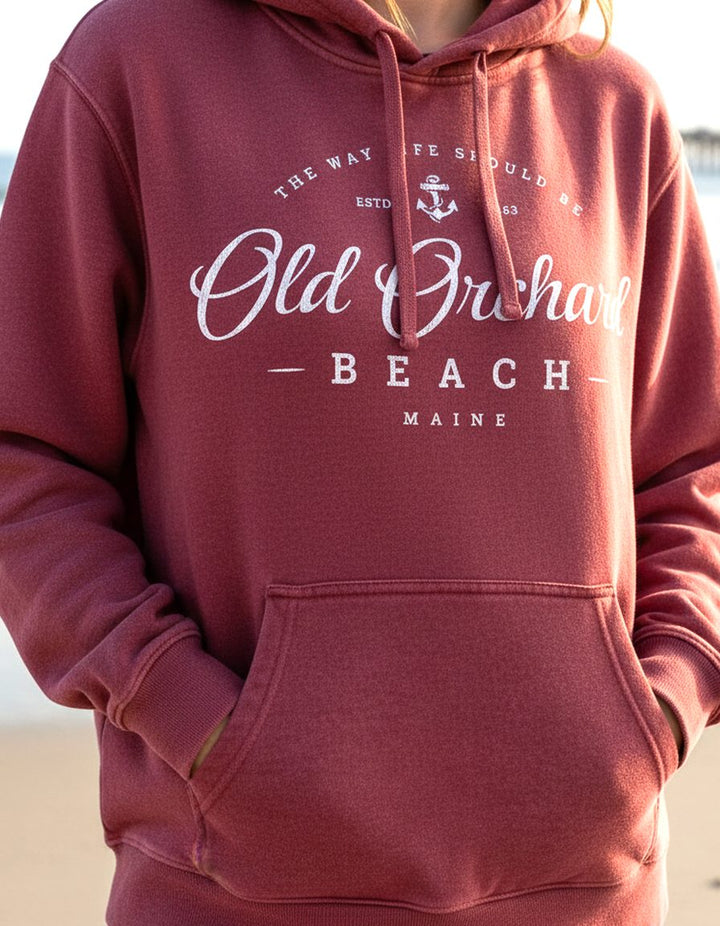 Old Orchard Beach Hoodie Lifestyle Female