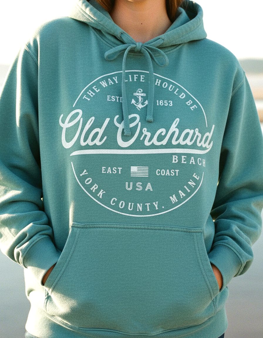 Old Orchard Beach Hoodie Lifestyle Female
