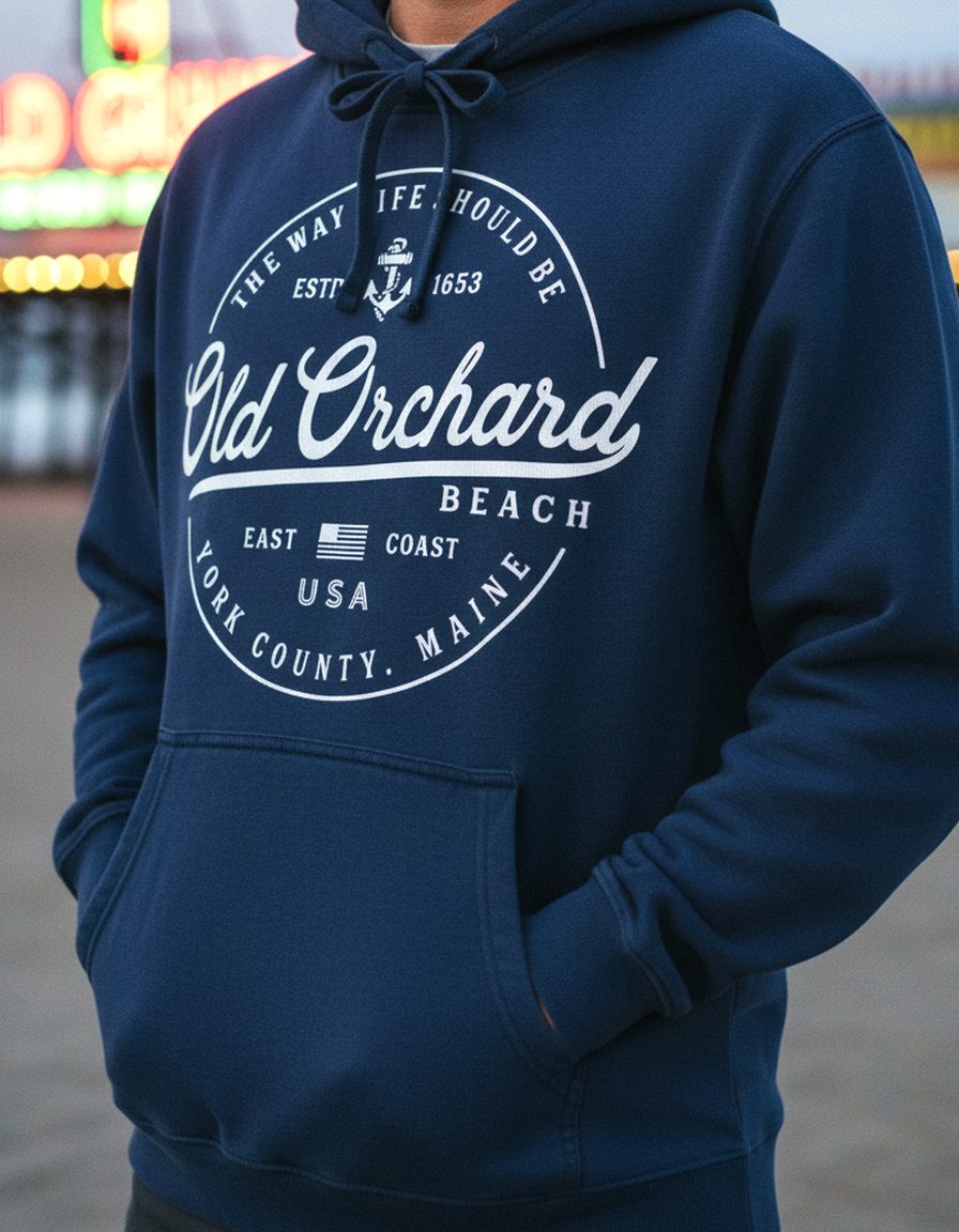 Old Orchard Beach Hoodie Lifestyle Male