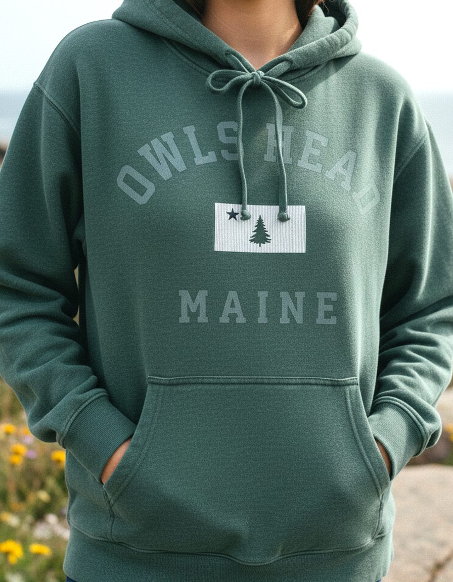 Owls Head Hoodie Lifestyle Female