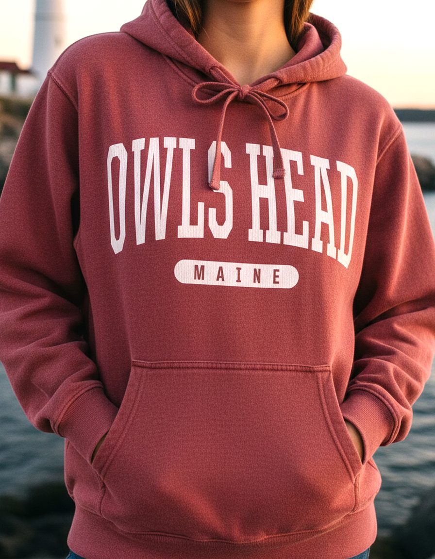 Owls Head Hoodie Lifestyle Female