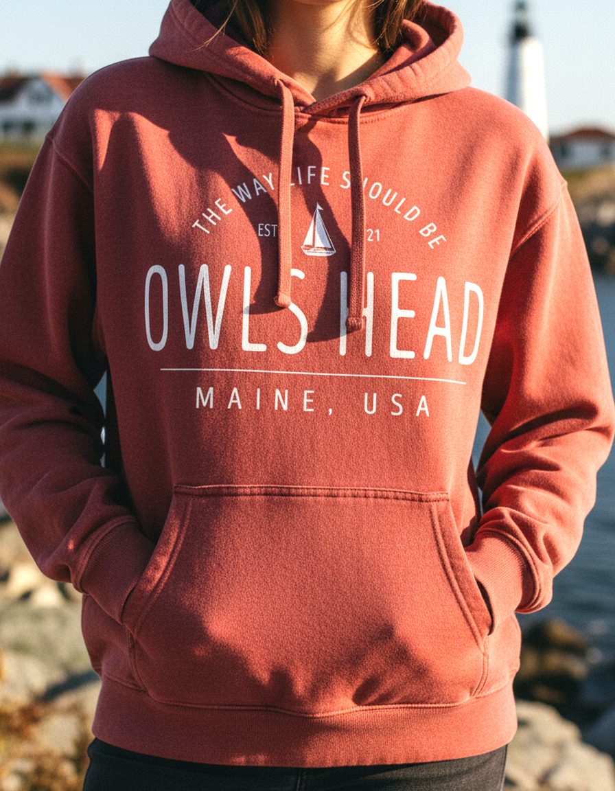 Owls Head Hoodie Lifestyle Female