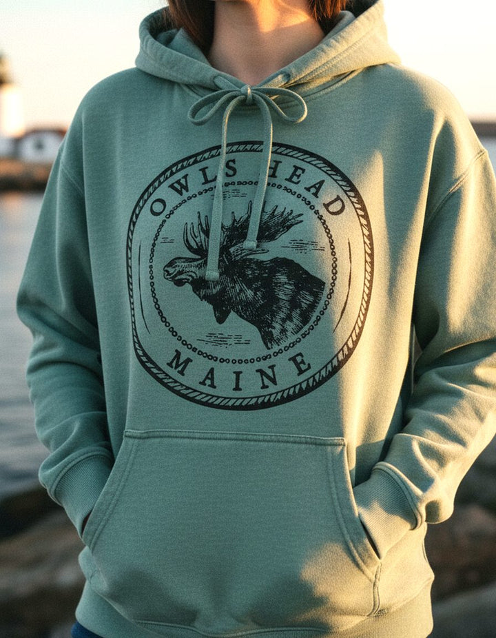 Owls Head Hoodie Lifestyle Female