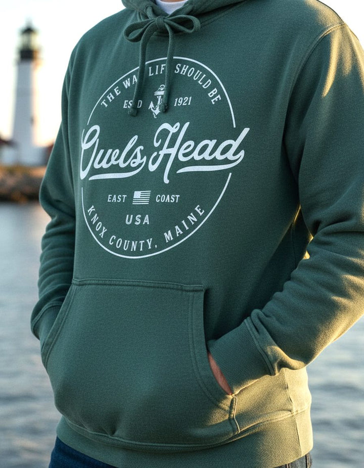Owls Head Hoodie Lifestyle Male