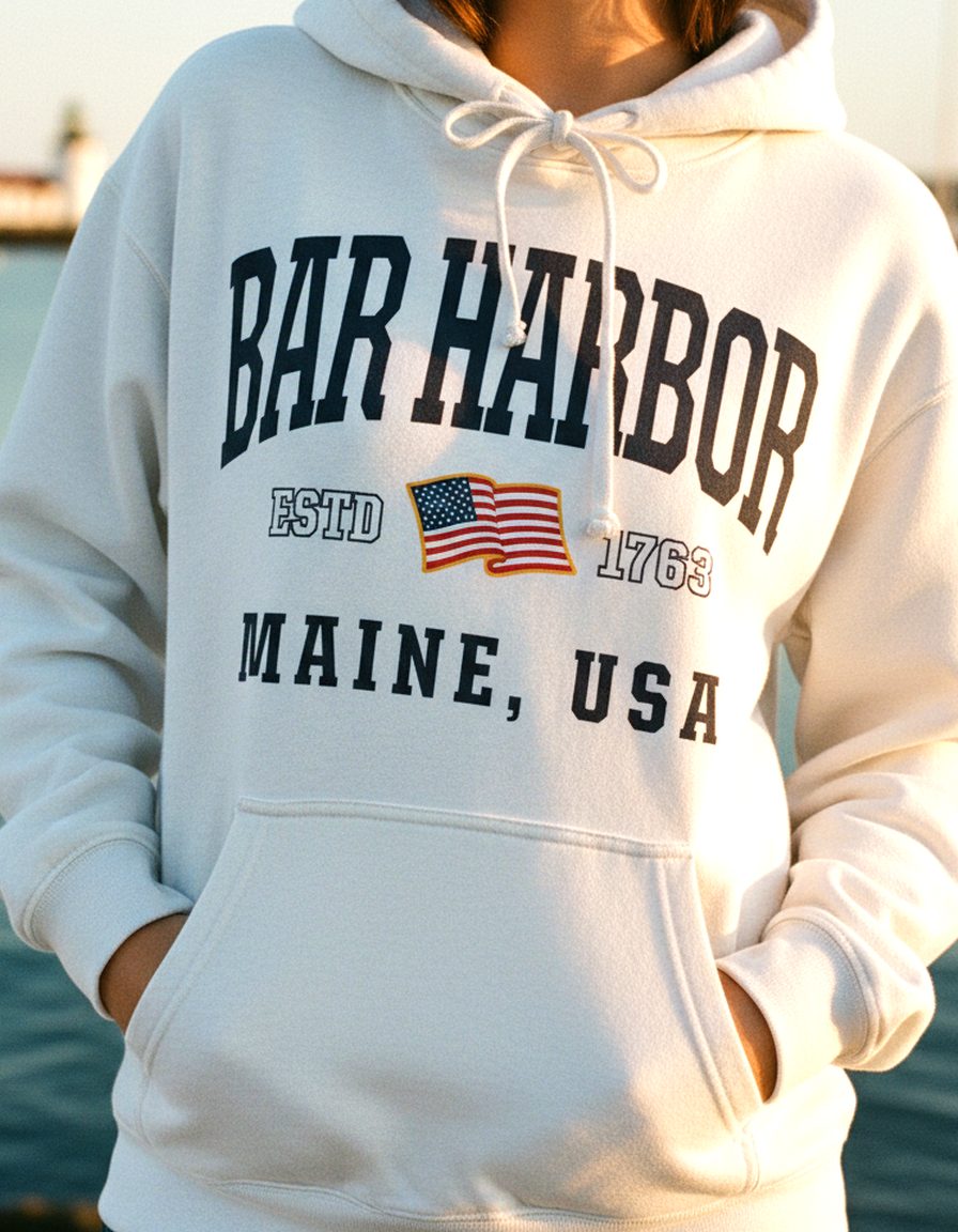 Bar Harbor Hoodie Lifestyle Female