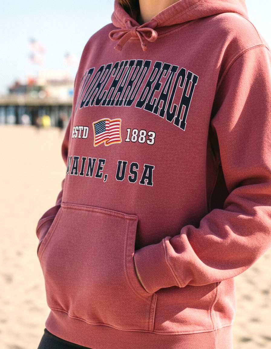 Old Orchard Beach Hoodie Lifestyle Female
