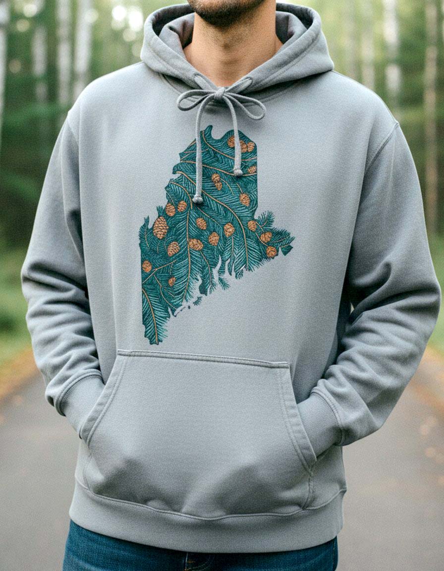 Maine Hoodie Lifestyle Male