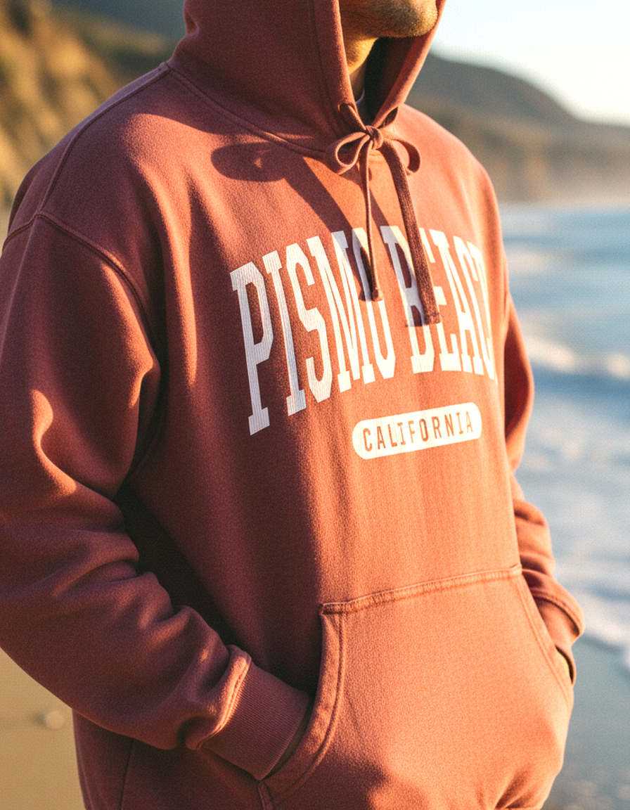 Pismo Beach Hoodie Lifestyle