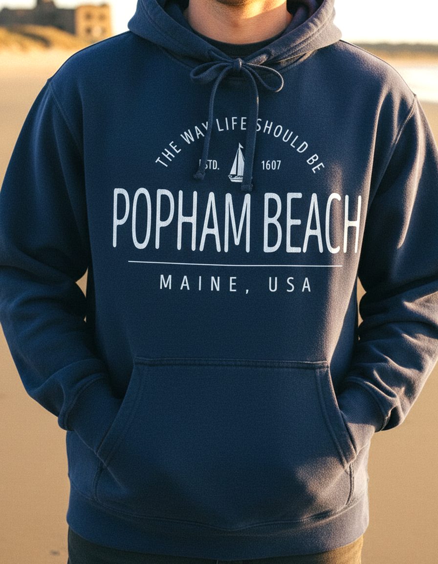 Popham Beach Hoodie Lifestyle Male