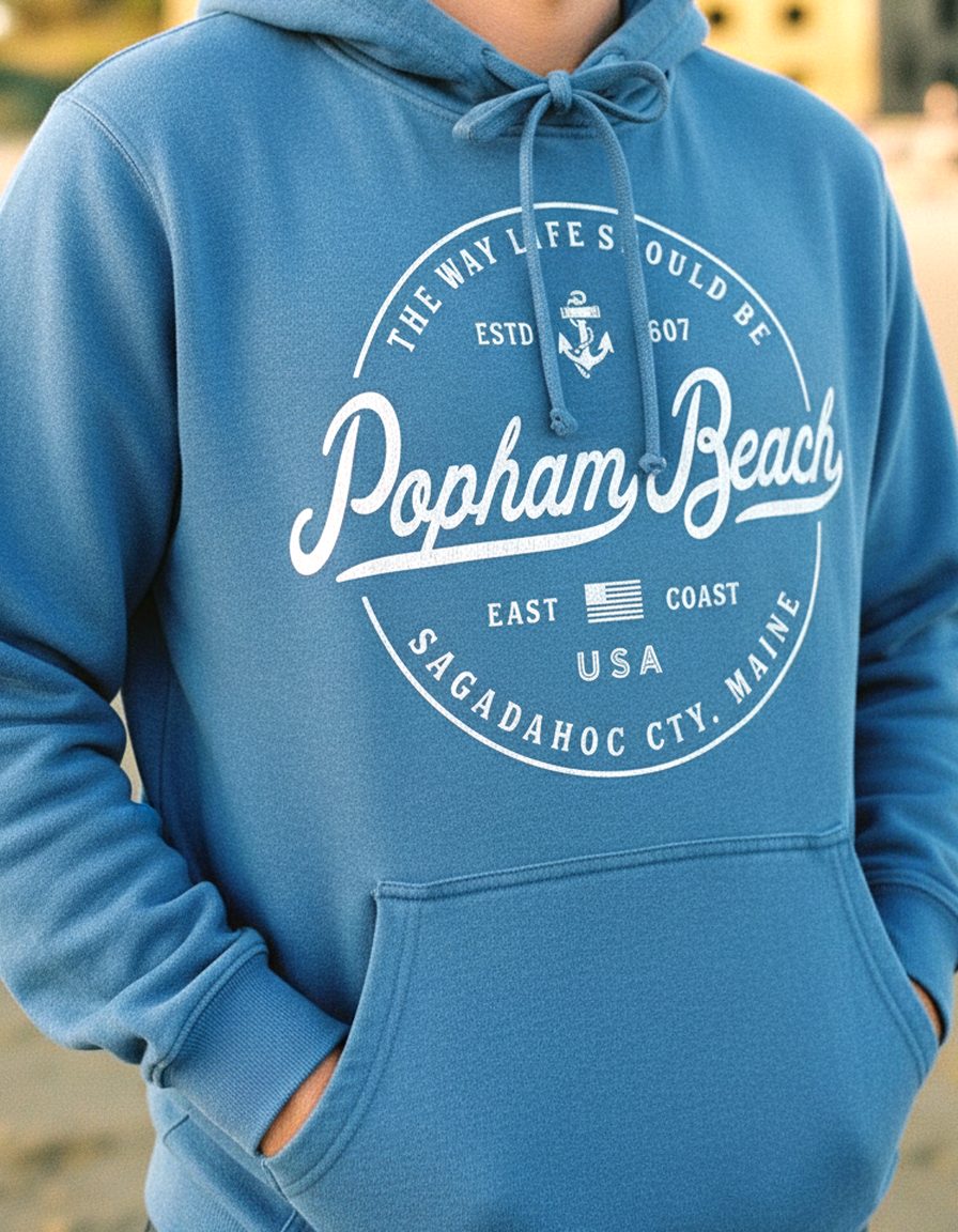 Popham Beach Hoodie Lifestyle Female