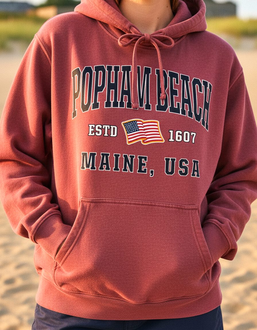 Popham Beach Hoodie Lifestyle Female