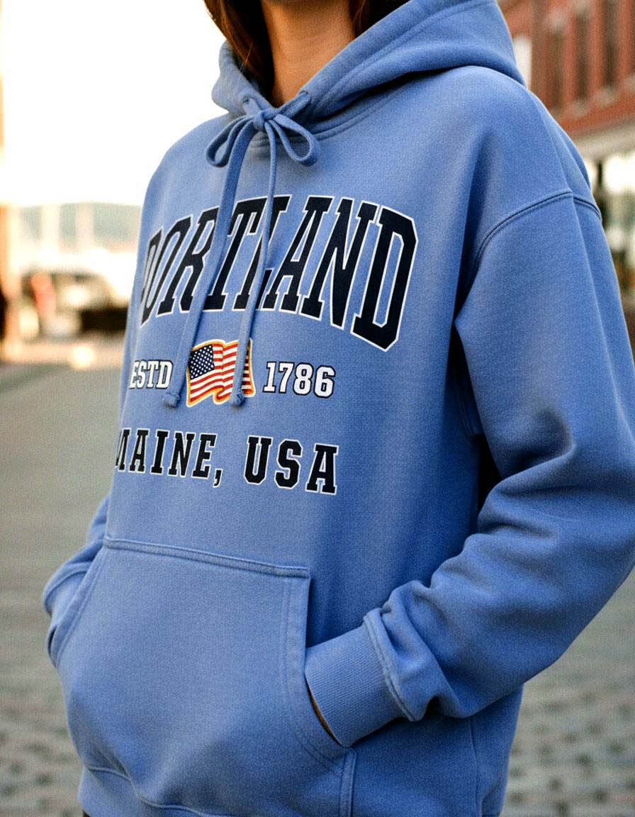 Portland Hoodie Lifestyle Female