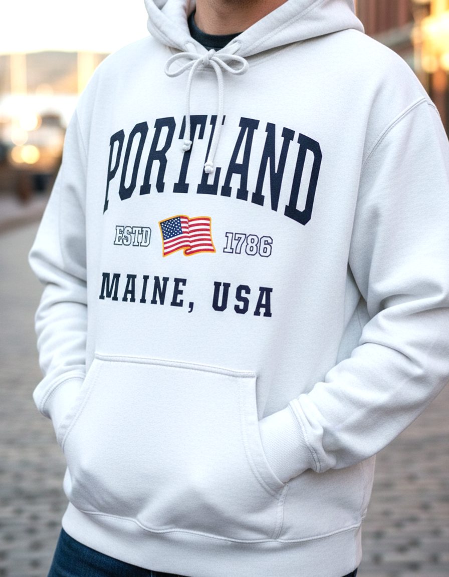 Portland Hoodie Lifestyle Male