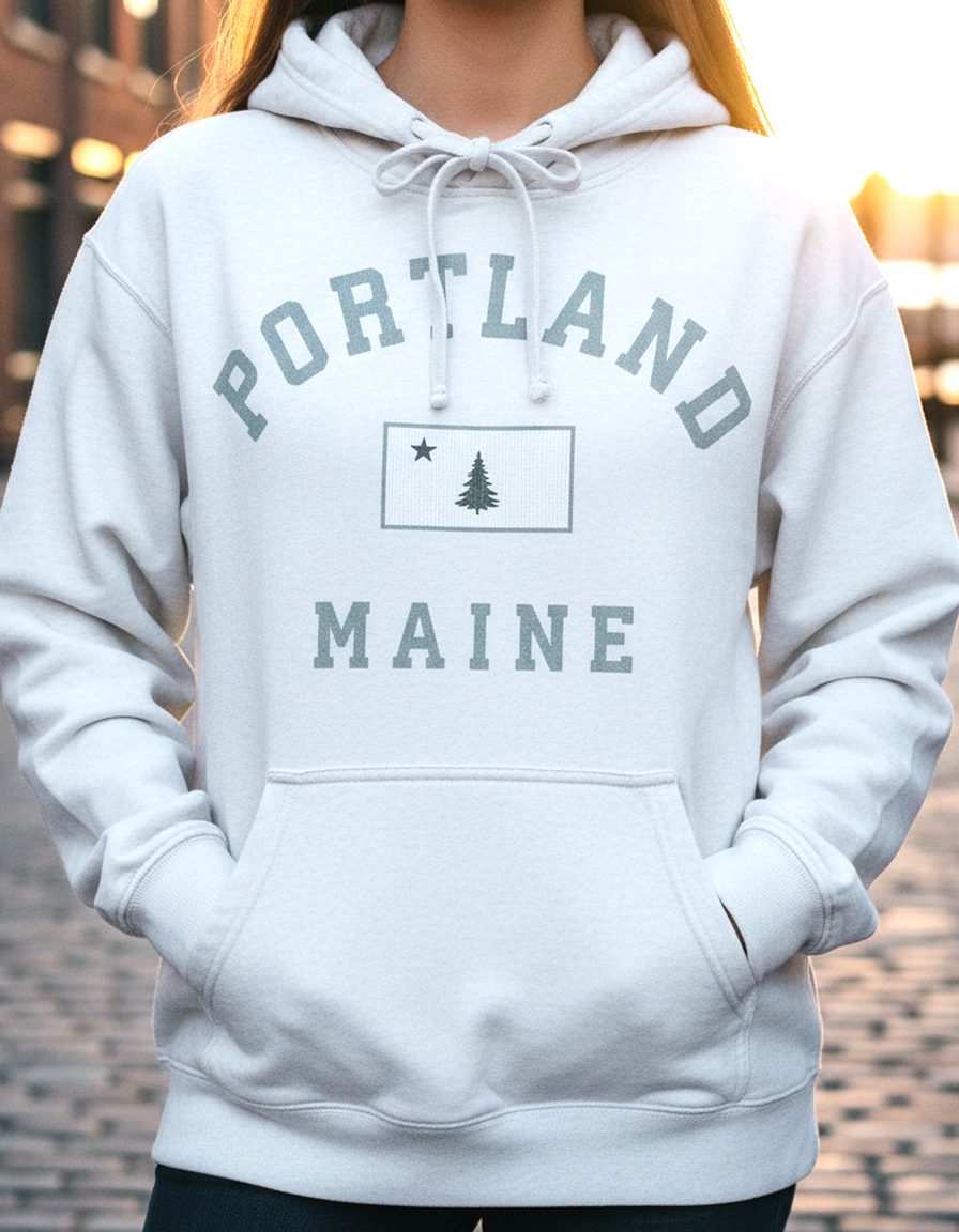 Portland Hoodie Lifestyle Female
