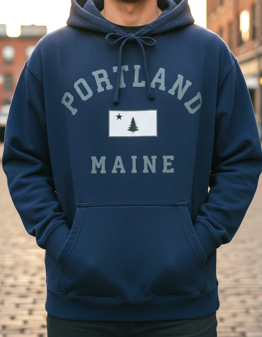 Portland Hoodie Lifestyle Male