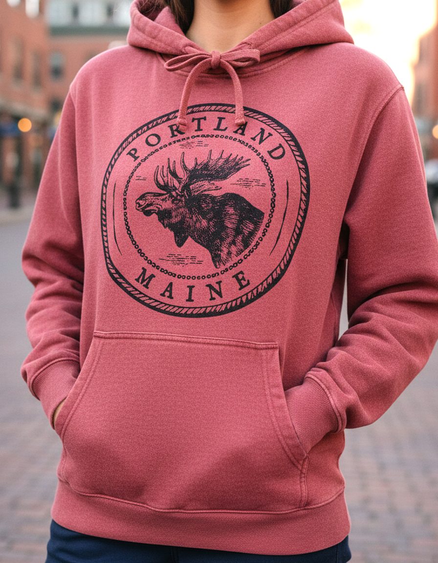Portland Hoodie Lifestyle Female