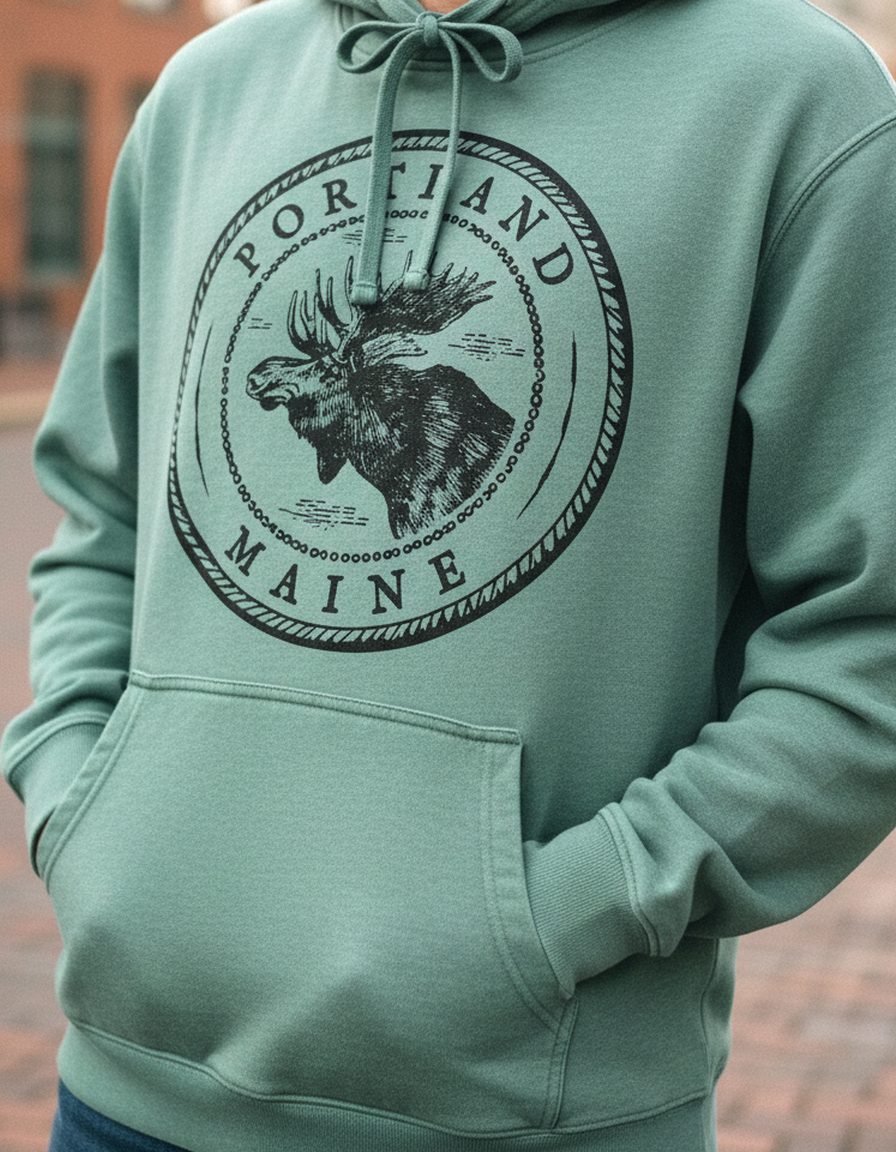 Portland Hoodie Lifestyle Male