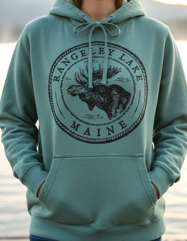 Rangeley Lake Hoodie Lifestyle Female