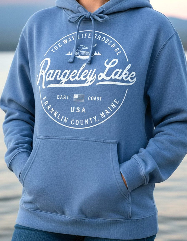 Rangeley Lake Hoodie Lifestyle Female