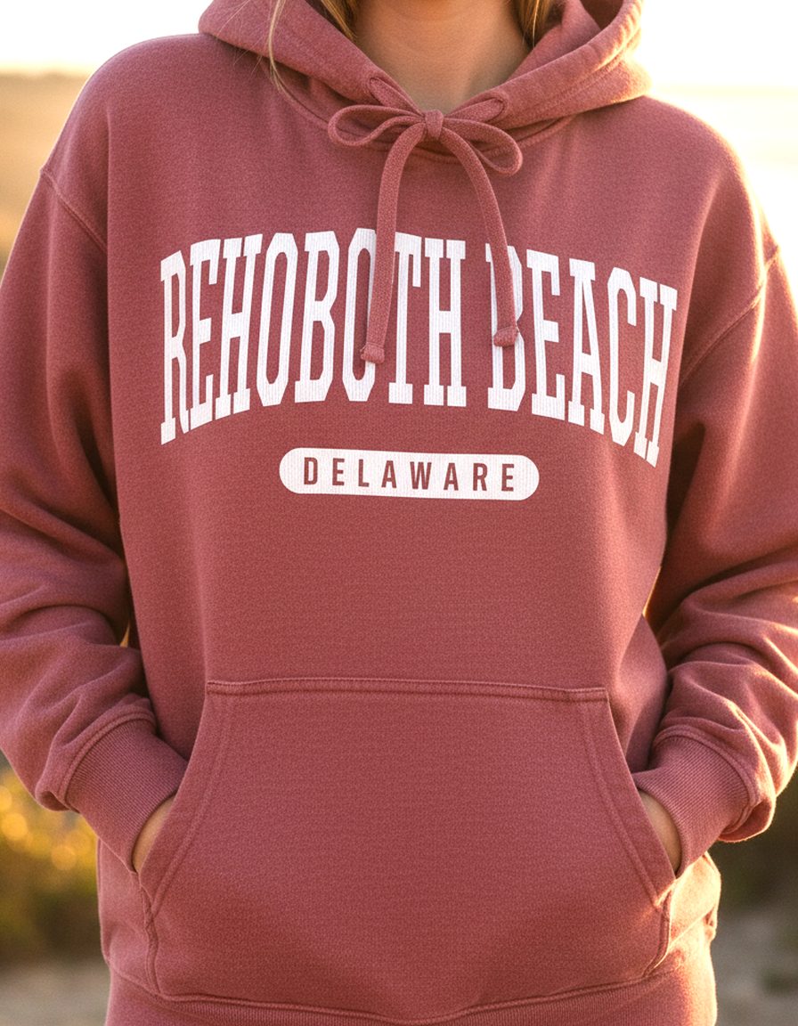 Rehoboth Beach Hoodie Lifestyle Female