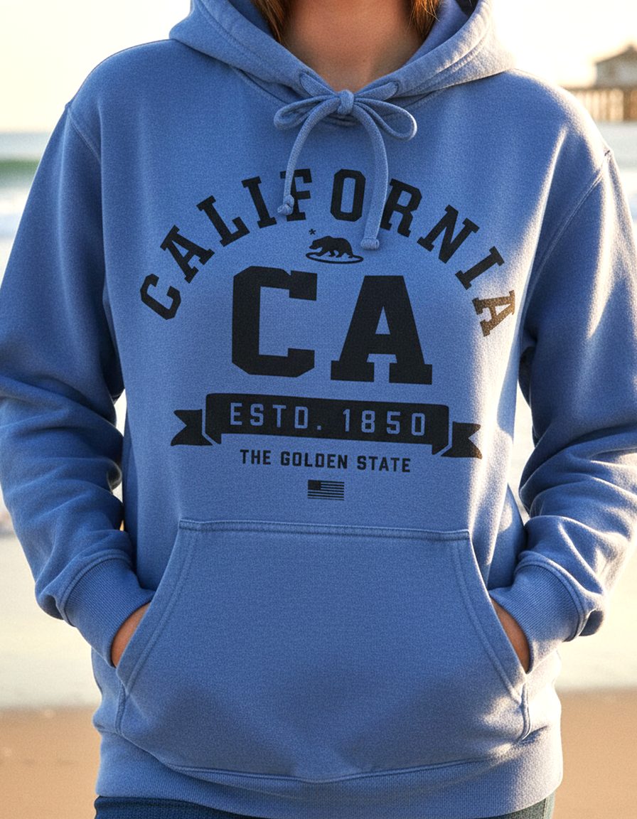 California Hoodie Lifestyle Female