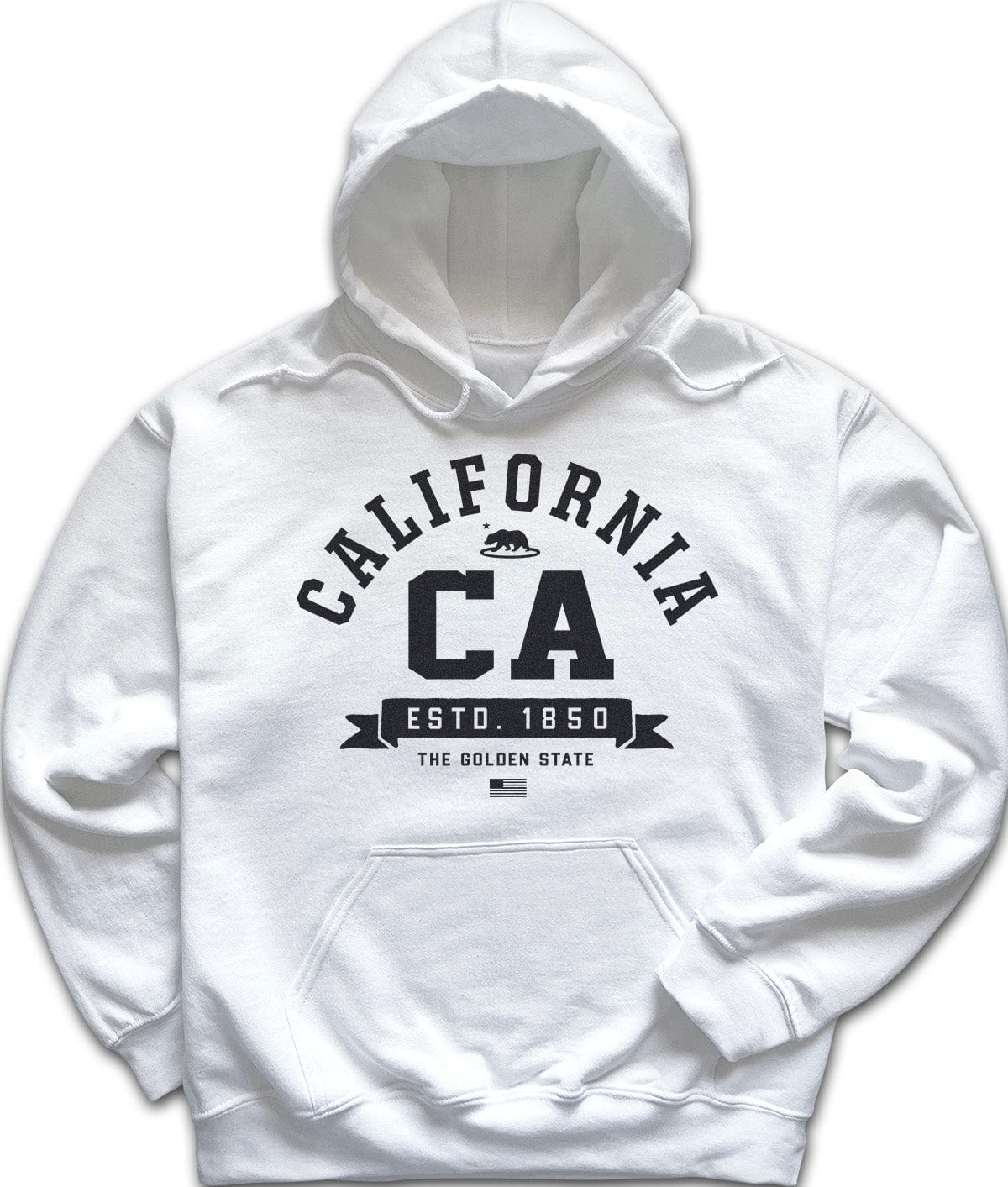 White Republic of California Hoodie